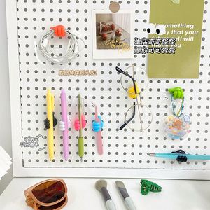 Thumb <b>Hook</b> Cable Organizer <b>Adhesive</b> <b>Hook</b> Non Slip Office Desk Storage For Data Cables And Pens - Product Image 1