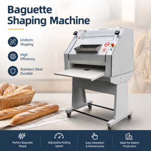 Machine à façonner la pâte électrique pour la fabrication de baguettes, de rouleaux de <span class=keywords><strong>pain</strong></span> et de <span class=keywords><strong>pain</strong></span> français pour les boulangeries - Product Image 1