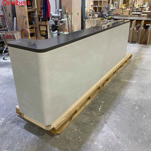 Comptoir de réception en forme de L, gris, petit, en stock local en France, aux États-Unis, au Canada, au Royaume-Uni, en Australie et en Allemagne - Product Image 4