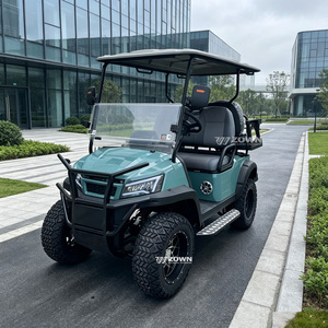 Voiturette de golf électrique haut de gamme 2 places avec accessoires complets, faible bruit, zéro émission pour clubs de golf, campus, parcs résidentiels - Product Image 1