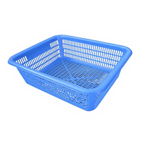 Panier en plastique en gros pour l'agriculture, fruits, légumes, panier empilable en plastique PP