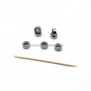 Rodamiento de Una Hilera de Alta Velocidad R144ZZ 3.175x6.35x2.78mm Miniatura 0.125x0.25x0.109 Pulgadas Acero Cromado GCR15 ZZ Sellado con Grasa - Product Image 6