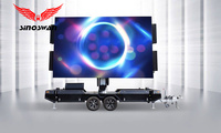 Écran d'affichage numérique mobile extérieur pour camion, écran LED, armoire, affichage publicitaire sur les véhicules de camion