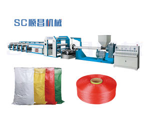 ShunChang ad alta velocità Pp tessuto <span class=keywords><strong>zucchero</strong></span> farina sacchetto di riso Pp filo piatto che fa <span class=keywords><strong>macchina</strong></span> nastro di estrusione linea - Product Image 1