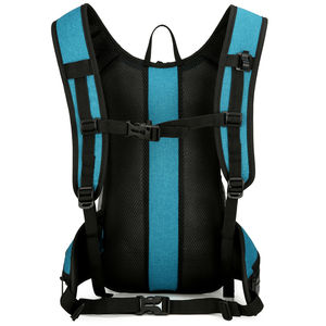 Sac à dos de cyclisme imperméable avec sac d'hydratation et support de casque équipement de randonnée en plein air avec fermeture à glissière pour vélo équitation voyage - Product Image 4