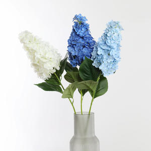 Flor de <span class=keywords><strong>Hortensia</strong></span> de Látex de Alta Calidad BF-HG22, Color Verde, Tacto Real, <span class=keywords><strong>Hortensia</strong></span> <span class=keywords><strong>Lila</strong></span> para Decoración de Bodas, Centro de Mesa para Fiestas en Casa - Product Image 2