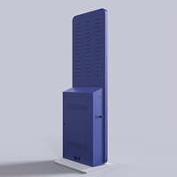 Estación de Carga USB de 32 Puertos con Gabinete Metálico, Compatible con Stripe/GrabPay/Touch n Go + Lector de Tarjetas Bancarias para Comercio Minorista