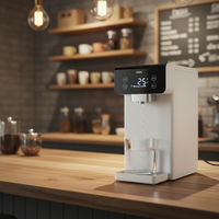 Distributeur d'eau électrique GWB, chaud et froid, portable, écologique, en plastique, pour la maison, de bureau, 2200W, avec verrouillage de sécurité intelligent, pour hôtel