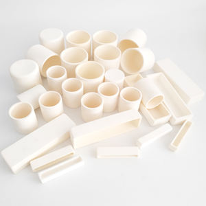 قوالب سيراميكية مستطيلة عالية النقاء من أكسيد الألومنيوم (الألومينا) بنسبة <span class=keywords><strong>95</strong></span>% و99% للاستخدام في المختبرات للصهر - Product Image 2