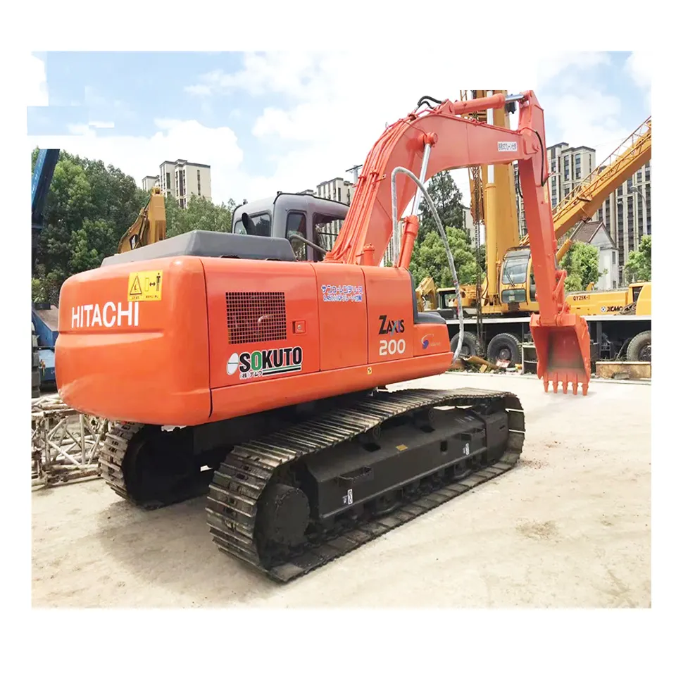 Usado Feito No Japão Hitachi ZX200 ZX200-3 ZX200-3G Escavadeira, Hitachi Zaxis 200 Escavadeira Para Venda