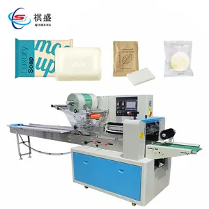 Semi Automatic Soap Flow Packing Machine Suppliers Hotel Round Soap Bar Paper Wrapper Packaging Machine Price For Wrapping