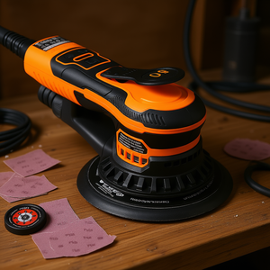 Ponceuse orbitale aléatoire 6 en 1, 10000 tr/min, 1000W, électrique, à vitesse variable, qualité industrielle - Product Image 2
