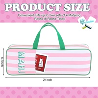 Covvo – sac de rangement en peluche pour Mahjong, pour 4 joueurs, portable, multifonctionnel, pour articles de toilette, cosmétiques, grande capacité, sac à main unisexe