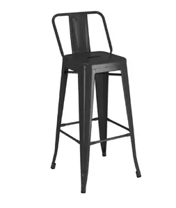 metal Brut avec Petit Dossier Bar chairs stackable cadeira retro de ferro cafe sillas de esszimmerstuhl bar chairs High chairs