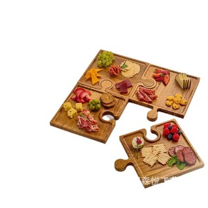 Juego de tablas de cortar de madera High Spirits, multiusos, portátiles, para preparación de alimentos - Product Image 3