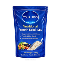 Poudre de Protéine de Lactosérum en Sachet Sans Arôme, Marque Privée, Fabrication OEM, Boisson Asiatique
