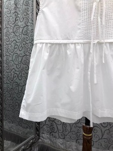 <span class=keywords><strong>Blusa</strong></span> 100% Algodón, Moda Verano 2026, <span class=keywords><strong>Blusa</strong></span> Elegante para Mujer con Bordado Exquisito y Lazo Decorativo, <span class=keywords><strong>Sin</strong></span> Mangas, Casual, Blanca, Rosa, <span class=keywords><strong>Negra</strong></span> - Product Image 6