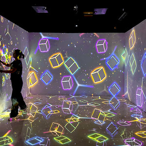 Độ nét cao đa phương tiện công nghệ tương tác nhập vai phòng tương tác 3D hệ thống chiếu ba chiều - Product Image 6