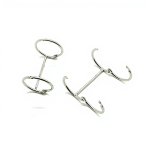 YIWANG Venta directa de fábrica Carpeta de archivos de metal Clip de calendario de doble anillo para papelería - Product Image 2