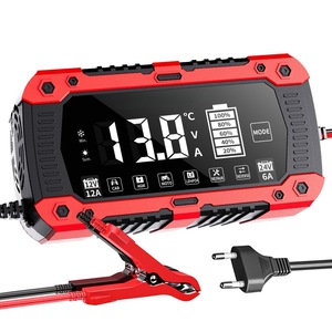 Chargeur de batterie automatique 12V 12A 24V 6A 14.6V 29.2V pour <span class=keywords><strong>voiture</strong></span> et moto, compatible batteries plomb-acide et LiFePO4, avec compensation de température - Product Image 3