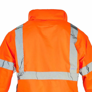 Hi Vis Reflective <b>Jacket</b> with High Durability Fabric Industrial Safety Workwear OEM Supply - Product Image 2