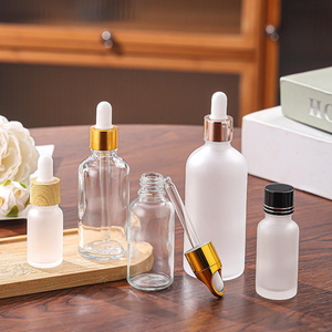5-120ml Empty Clear Essential Oil <b>Bottle</b> Cuticle Body Oil Beard Oil Roller Glass <b>Dropper</b> <b>Bottle</b> With Lid - Product Image 5