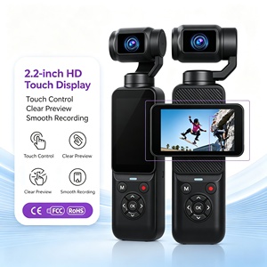 Caméra de poche 4K 80MP avec stabilisation électronique (EIS), caméra portable avec cardan, suivi de visage IA, <span class=keywords><strong>webcam</strong></span> Wi-Fi, caméra vidéo pour vlog, OEM ODM - Product Image 2