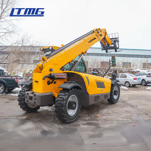 LTMG 7m 14m 10,5 M Altura de elevación Telehandler <span class=keywords><strong>4</strong></span>*<span class=keywords><strong>4</strong></span> Carretilla elevadora diesel 3,5 Ton 3ton <span class=keywords><strong>4</strong></span> Ton Carretilla elevadora telescópica con limitador de par - Product Image 5