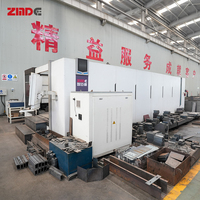 Machine de découpe et de gravure laser à fibre CNC haute puissance ZMDE - Refroidie par eau, prend en charge AI/PLT/BMP/DST pour le marquage personnalisé de tôles