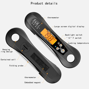 Termometer Makanan Dapur Elektronik, Termometer Makanan Elektronik Lipat Pengukuran Suhu Akurat - Product Image 4