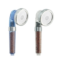 Pommeau de douche filtrant en pierre minérale pour salle de bain, accessoire de robinetterie, pommeau de douche à pression, pommeau de douche filtrant économiseur d'eau