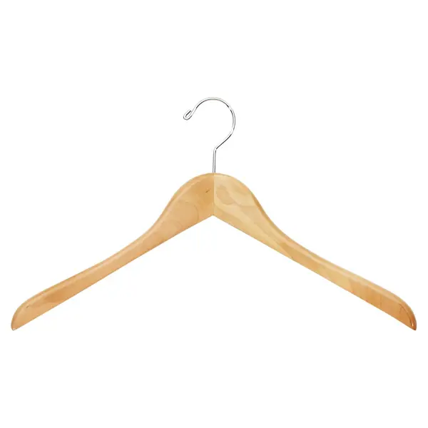 Роскошные плоские пальто на заказ вешалка для одежды с широкими плечами деревянная Женская вешалка для костюма с бархатной полоской