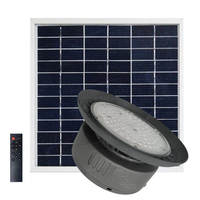 Highbay Long Life Lumière Solaire Suspendue Conception 100Watt LED Rechargeable Plafond Haute Baie Lampe Suspendue pour Salon Gymnase