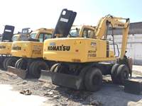 Excavatrice Komatsu PC150 d'occasion du Japon, modèle 2018, 15 tonnes, moteur et pompe Cummins, machines de construction et minières