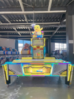 Table de hockey sur air Nailong à monnayeur pour 4 joueurs, machine de jeu d'arcade pour centre de divertissement
