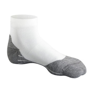 New Design Best Wholesale <b>Mens</b> Cotton <b>White</b> Base with Gray Impact Zones Custom Color Breathable Double Color Casual <b>Men</b> <b>Socks</b> - Product Image 3