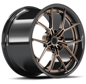 Ruedas forjadas de fibra de carbono de 2 piezas de 18, 19, 20, 21, 22 y 24 pulgadas para Chevrolet Camaro Trailblazer <span class=keywords><strong>Malibu</strong></span> Crowder Silverado Captiva VW - Product Image 1