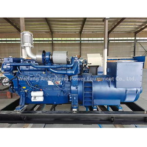 Generador Diésel Marino Silencioso de 100KW 200KW WP10, Generador Marino Refrigerado por Agua de Mar de 250KVA para Motores de Barcos, Arranque Eléctrico - Product Image 3