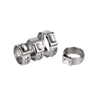 Kit d'assortiment de colliers de serrage à oreille unique sans palier pour tuyaux, avec <span class=keywords><strong>pince</strong></span> de serrage pour tuyaux d'eau, <span class=keywords><strong>plomberie</strong></span> et automobile - Product Image 4
