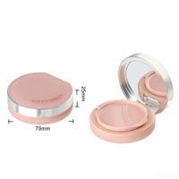 Conteneur compact rond en plastique à coussin d'air pour emballage cosmétique de crème BB liquide