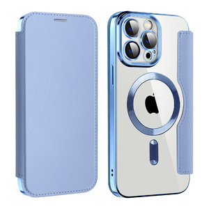 <span class=keywords><strong>Cover</strong></span> in TPU trasparente in pelle ribaltabile per <span class=keywords><strong>iPhone</strong></span> 15 14 13 12 <span class=keywords><strong>11</strong></span> XR compatibile con ricarica Wireless - Product Image 5