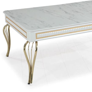 Table basse moderne en marbre et métal Rosse pour salon, bureau à domicile, hôtel, meubles décoratifs, Turquie - Product Image 1