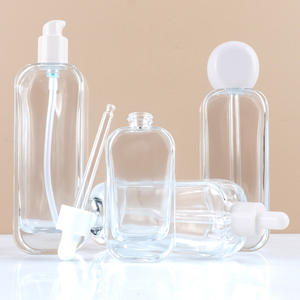 Nouveauté 2026, logo personnalisé, flacons en verre transparent ambré brun de 50 ml, 100 ml, 30 ml, 120 ml - Product Image 2