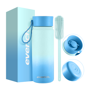 360 °   Bouteille <span class=keywords><strong>d</strong></span>'<span class=keywords><strong>eau</strong></span> isotherme en acier inoxydable avec couvercle rabattable, <span class=keywords><strong>isolation</strong></span> thermique, sans BPA, idéale pour la rentrée scolaire - Product Image 1