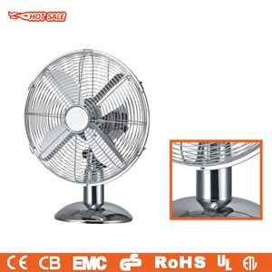 Ventilateur de table en métal de 12 pouces et 16 pouces avec 4 pales, faible bruit, 3 vitesses, petit ventilateur de table en métal - Product Image 2