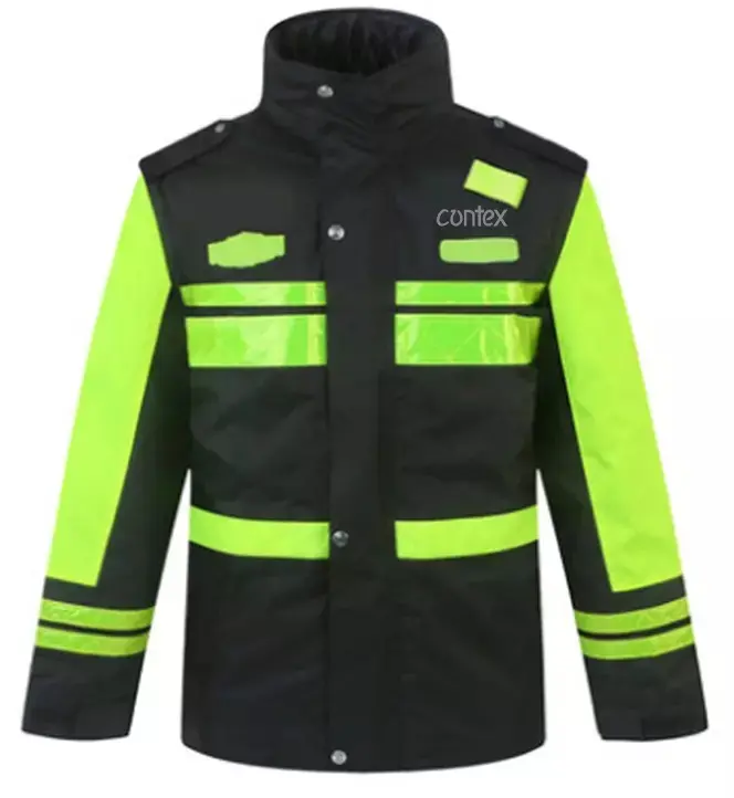 Men`s Onyx Series 3-in-1 High Visibility Hi-Vis Hivis RipstopTwo Tone Utility Parka