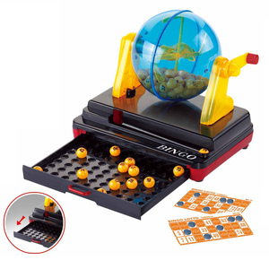 Jeu de Bingo BGL, loterie à 90 boules/24-48 cartes, machine à loterie verticale transparente éducative - Product Image 1