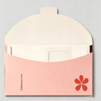 Boîte d'enveloppes postales en papier coloré personnalisées de haute qualité pour mariage, emballage en papier personnalisé de qualité