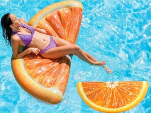 Neues Design!Intex Giant Orange Slice Mat Aufblasbarer Pool Float - Product Image 2