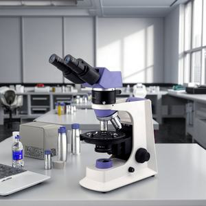 กล้องสองตา40x-400x โพลาไรซ์กล้องจุลทรรศน์ขนาดกะทัดรัด APM-230B ในห้องปฏิบัติการ - Product Image 3